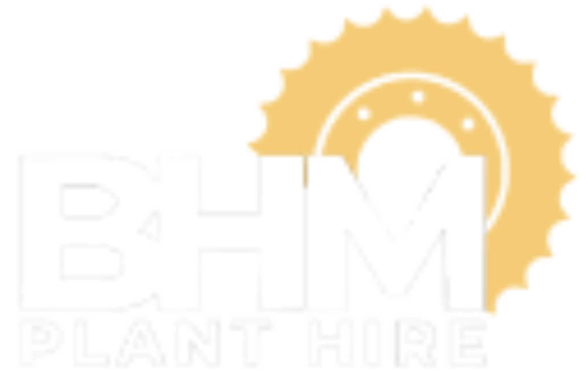 52052 BHM Plant Hire CMYK No Dozer Logo 1 white